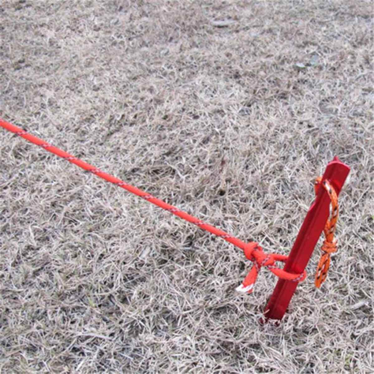 12 Pcs/Set Tent Pegs with Rope Stake Camping Hiking Equipment Outdoor Traveling Tent Accessories