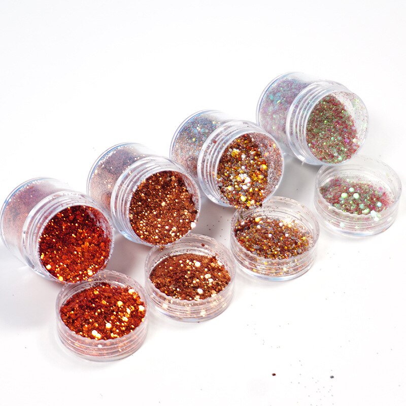 4 Pcs/set Colorful Chameleon Gradient Glitter Bling Filling For UV Resin Craft DIY Jewelry Making Crafts Jewelry Tools