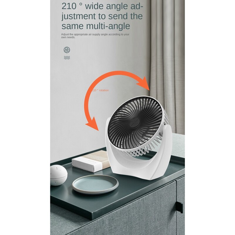 Desktop Fan Usb Oplaadbare Mini Ventilator 2 Speed Verstelbare Fan Draagbare Ventilator Handheld Fans Voor Home Office
