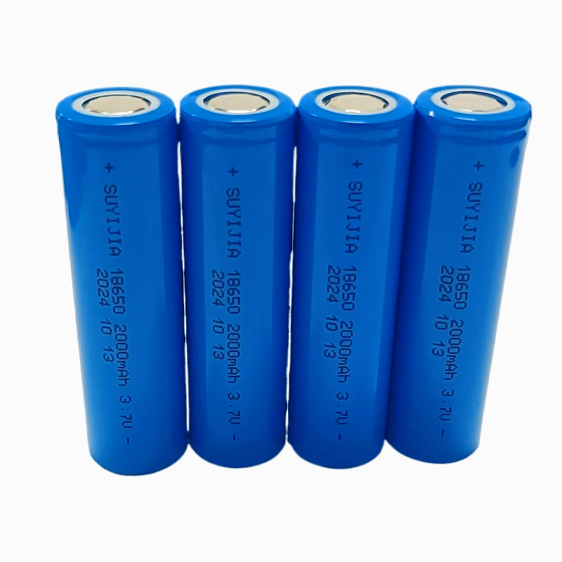 2000mah 18650 Rechargeable Battery with Charger 3.7V Li-ion Batteries for Electric Pointer Doorbell Flashlight Lithium Battery