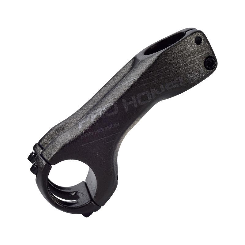 Attacco manubrio bici HONSUN pro negativo 17 gradi angolo MTB attacco manubrio bici parti 90mm attacco manubrio ad alta resistenza per XC sono montagna strada bicicletta: nero 90MM