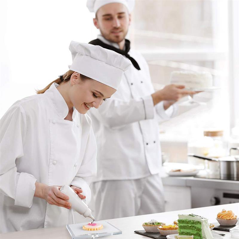 Plateau tournant antidérapant, support rond antidérapant, outils de cuisson de gâteau à bricolage-même, plaque à gâteau en métal, décoration rotative avec 6 aiguilles de scriptions