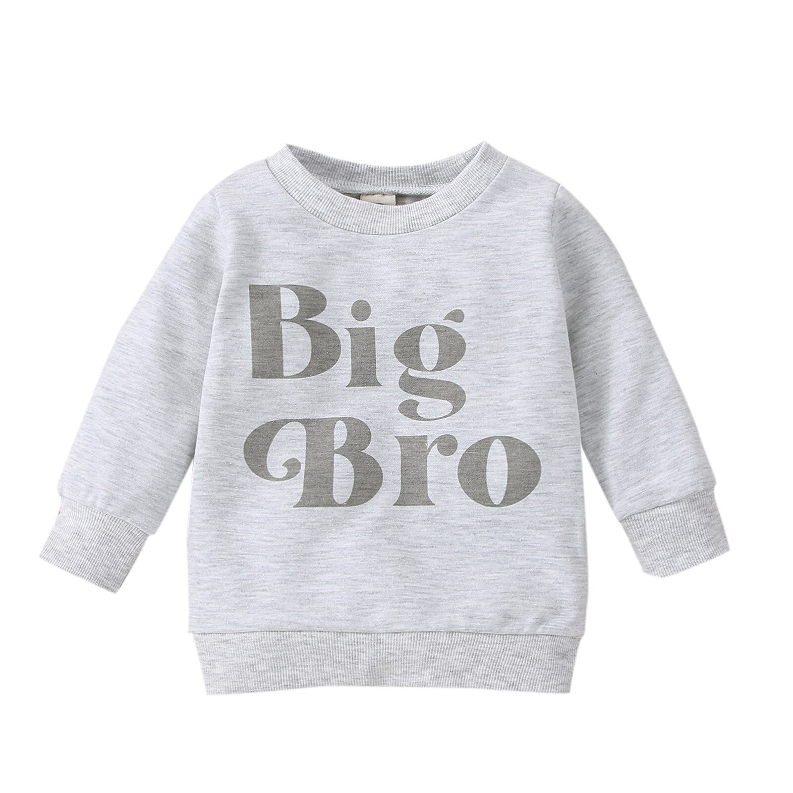 Ropa de manga larga para bebés y niños, sudaderas con letras bonitas, Tops infantiles, 4 colores, Otoño e Invierno