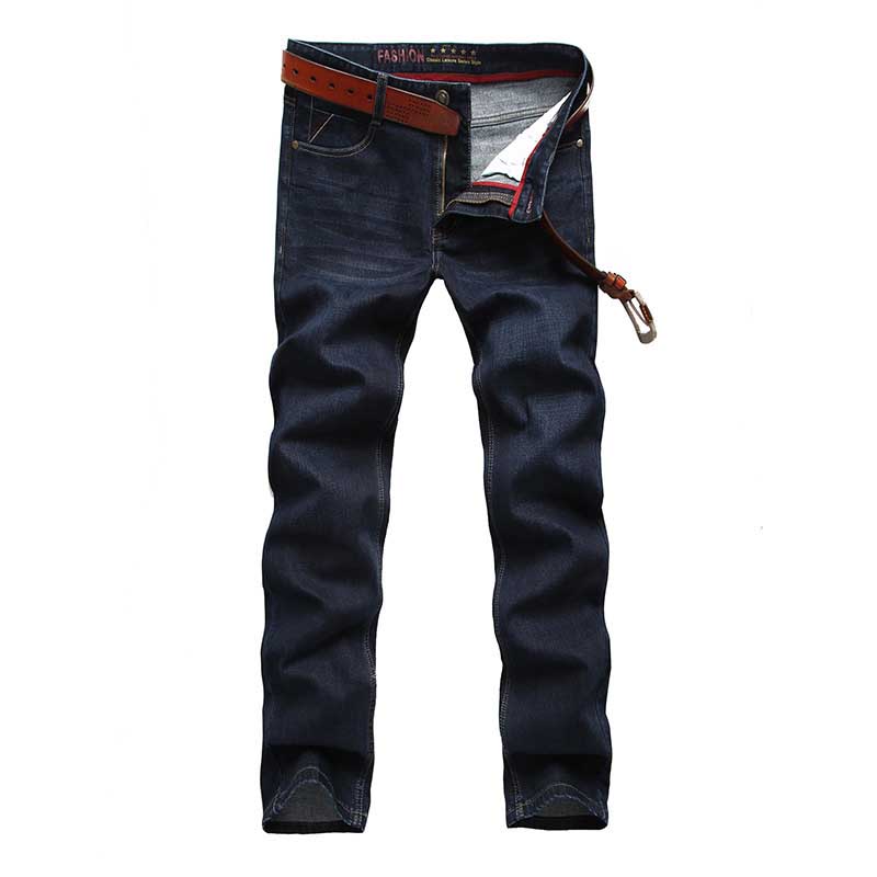 Autumn Winter Smart Casual Jeans Men Slim Fit Denim Pants Straight Hip Hop Skinny Jeans Pants Trousers Male Clothing Big Size