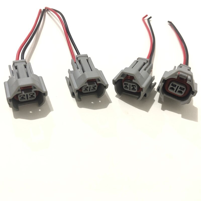 Connecteurs pour injecteur de carburant Denso, 4 pièces, , avec fil, adaptateur,