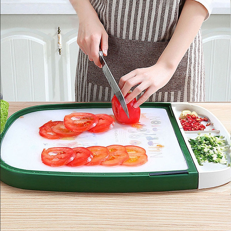 Kitchen Rectangular Meat chopping board Plastic Vegetable Fruits Cutting Board Food Cutting Board Non-slip Chopping Blocks
