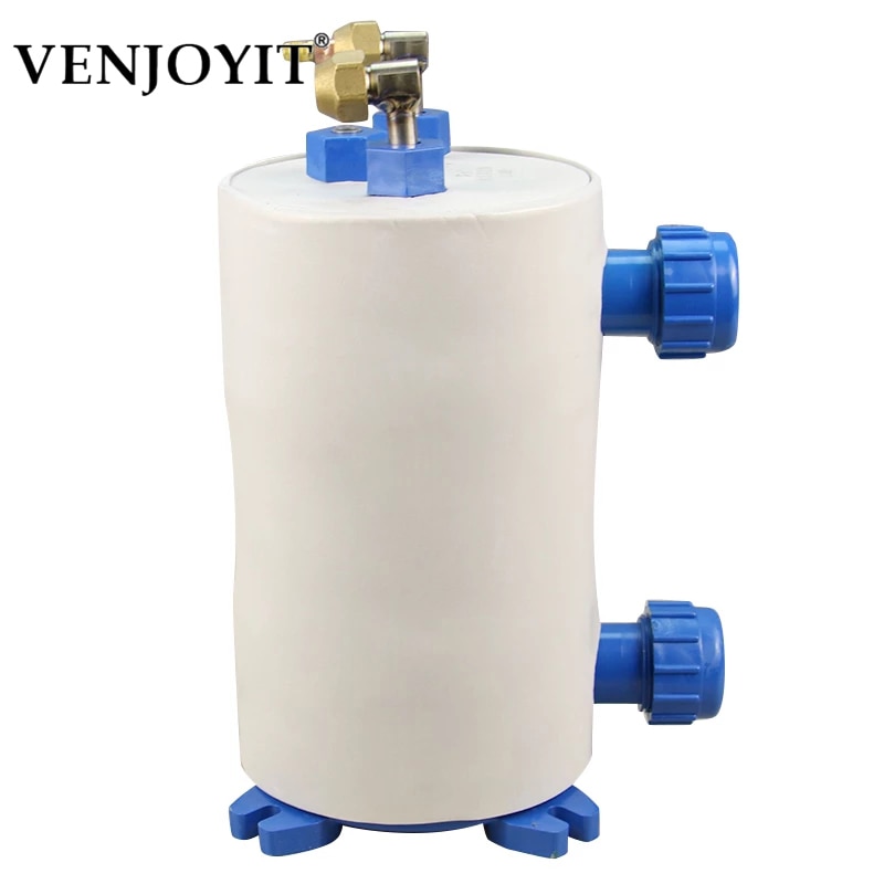 Pure Titanium Evaporator, 1HP Water Tank Cold and Warm Pure Titanium Gun, Seafood Fish Pond Evaporator