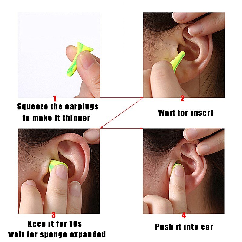 nouveaux bouchons d'oreille en mousse souple Version améliorée Anti-bruit ronflement bouchons d'oreilles pour dormir aide voyage réduction du bruit bouchons d'oreilles