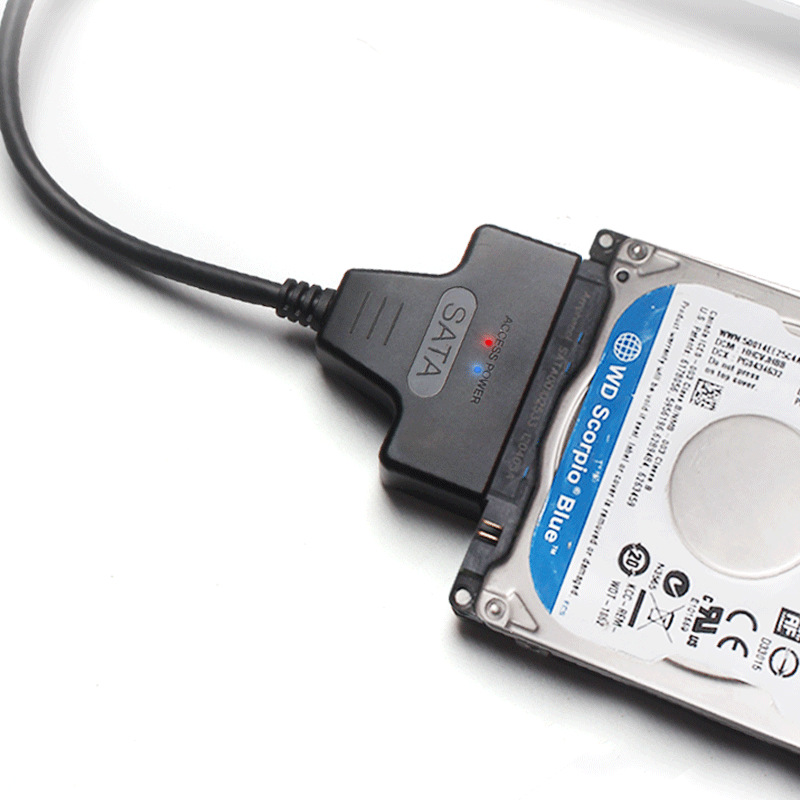 Usb 3.0 sata 3 kabel sata til usb adapter op  to 6 gbps understøttelse 2.5 tommer ekstern ssd hdd harddisk 22 pin sata iii kabel