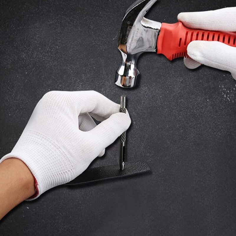 10Pcs Ronde Stalen Holle Punch Set 1-10 Mm Leather Craft Hollow Hole Punch Gereedschap Voor Leer horloge Band Schoen Oogje