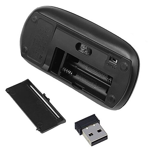 Portable Mini 1200 DPI USB Optical Wireless Computer Mouse 2.4G Receiver Slim Thin Mause Ergonomic Mice for Laptop PC