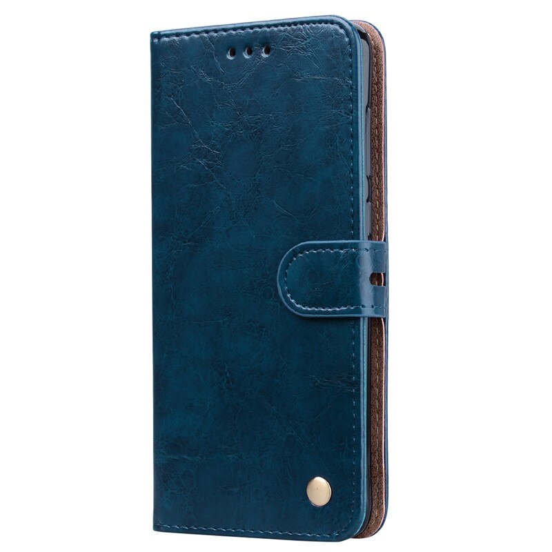 Flip Case for Samsung Galaxy M31 M 31 SM-M315F Case Wallet Leather Bag Soft TPU Cover For Samsung M31 M 31 Back Cover: Blue