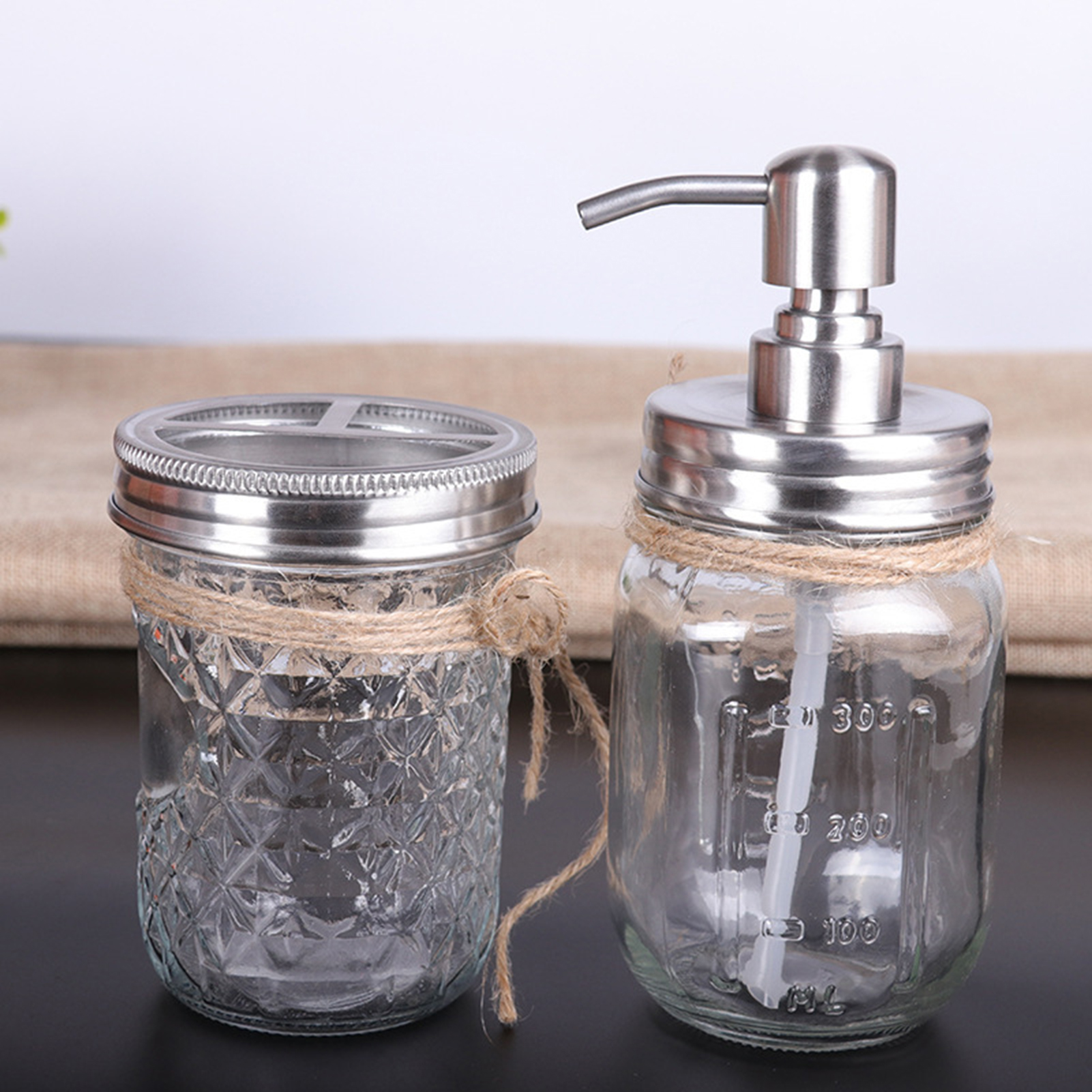 4 PCS Bathroom Accessories Set Toothbrush Holder L... – Vicedeal