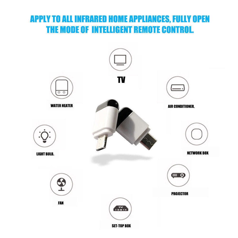 Mini Infrarot kabellos Clever IR Fernbedienung OTG Adapter mit Typ-c/Mikro-USB für Huawei Samsung