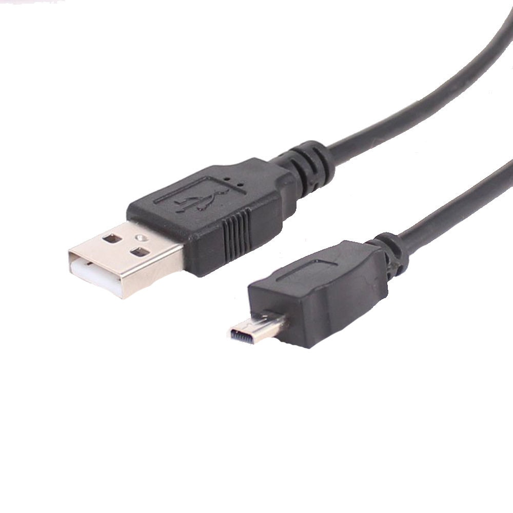 USB Kabel 8D UC-E6 voor Nikon Coolpix L110, L21, L22, S3000, S4000, S6000, s8000 Twee poorten, een voor twee Kabel Lengte 150cm