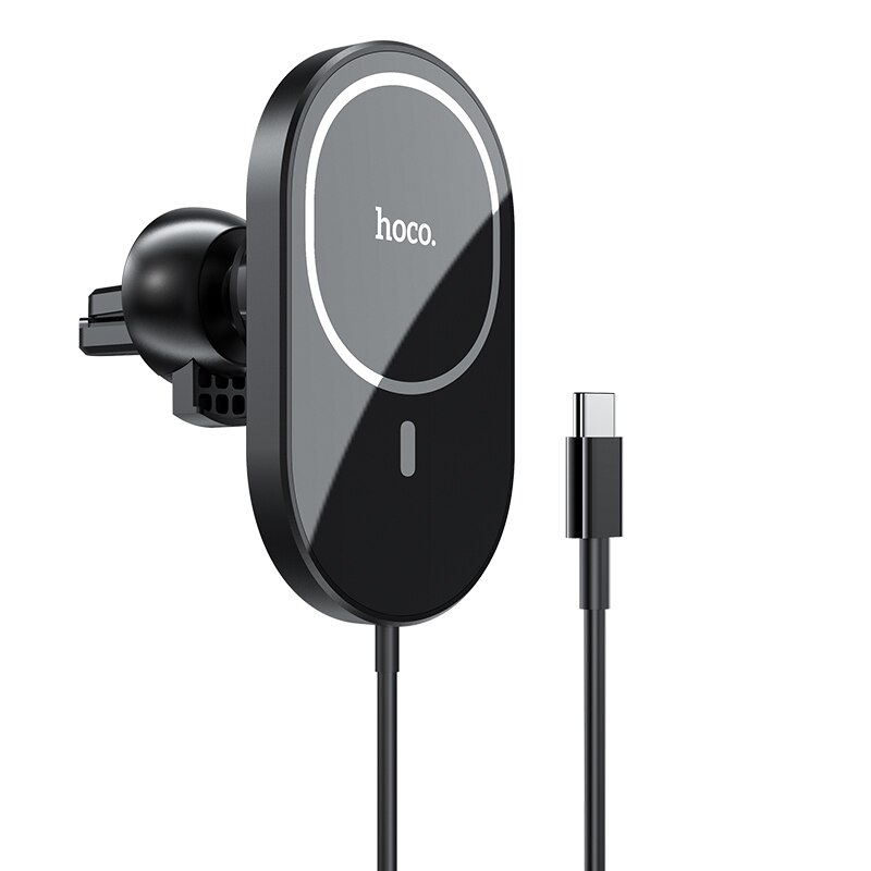 Hoco Magnetische Wireless Car Charger Mount Voor Iphone 12 Pro Max 12 Mini 15W Magnetische Snelle Opladen Airvent auto Telefoon Houder: Wireless Car Charger