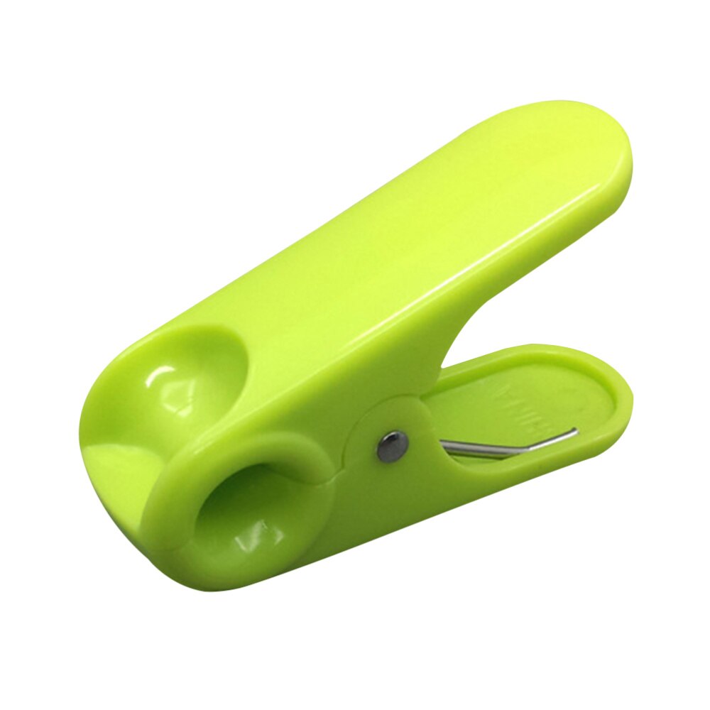 10Pcs Pinch Clamp ABS Clothespin Peg Food Sealing Clip Snack Bag Sealer for Home Kitchen Office (Sky-blue)