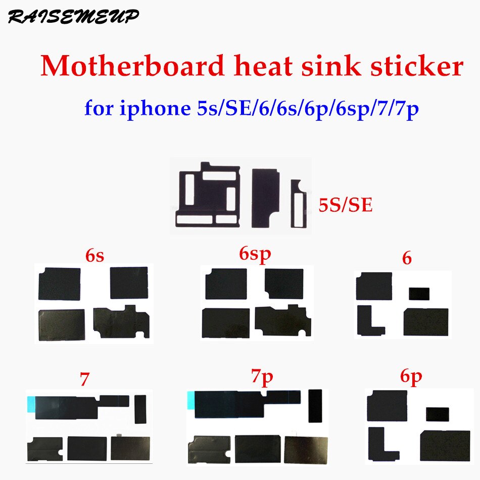 Motherboard Anti-static Heat Sink Cooling Sticker for iPhone XS Max 8 7Plus Glue Logic Board Heat Dissipation for iPhone XR X 6s
