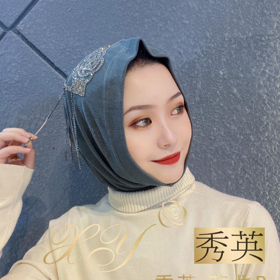 Moslim vrouwen hoofddoek instant hijabs kwastjes: En