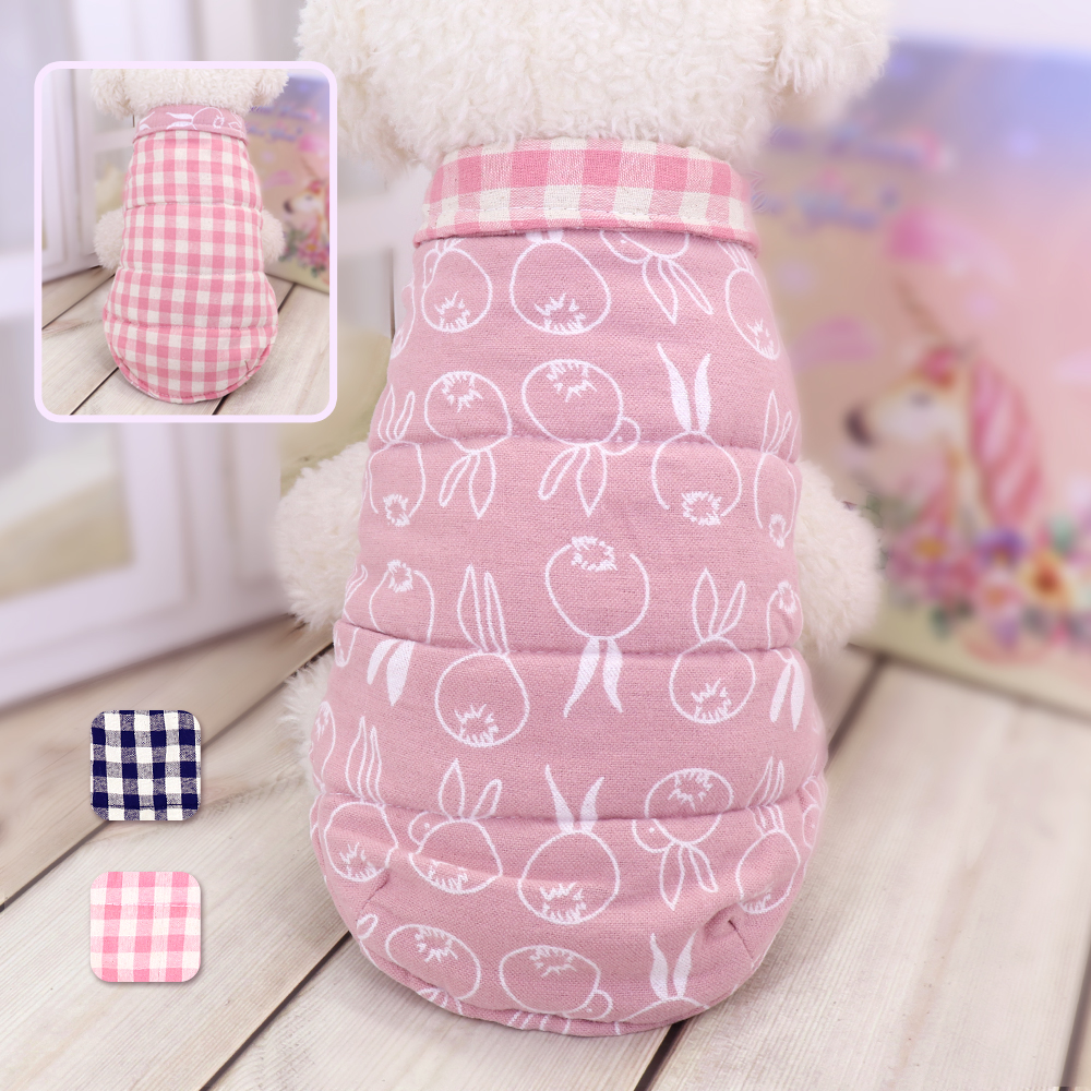 6PCS Girl Teacup Dog Clothes – Cotton T-Shirts For Chihuahua, Puppy, Cat, Small Pet