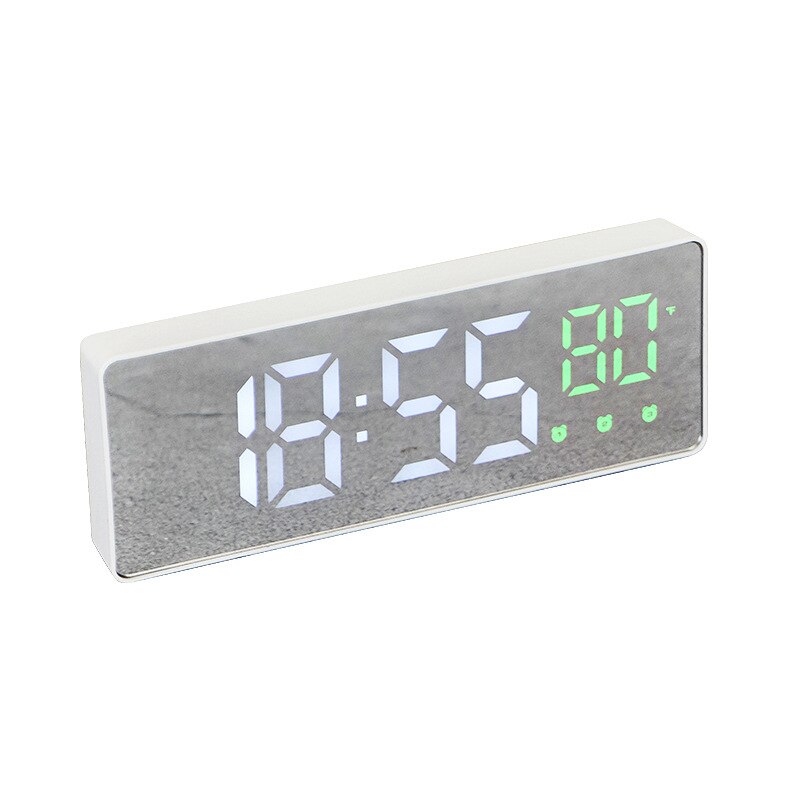 Spiegel akoestische controle sensor wekker huisraad multi display wekker met temperatuurweergave