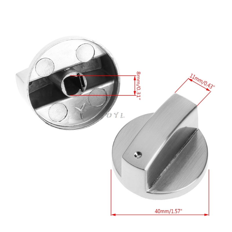 Partes de la estufa de Gas del interruptor ascendente perilla de Metal cocina horno Control Universal