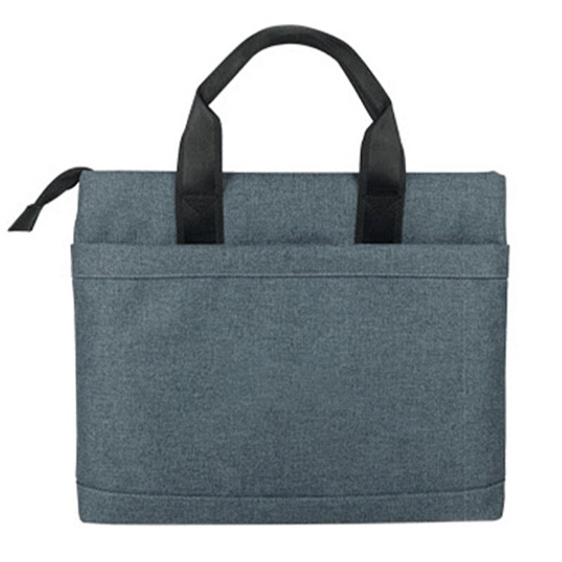 Männer Aktentasche Geschäft Tasche Leinwand Wasserdichte Handtasche Mann Organizer Für Dokumente Tasche Für Laptop Tragbare Büro Taschen Für Frauen: grau