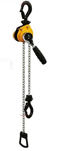 250--500 kgx 1.5--3m mini løftehåndtag kædetalj med taske, ce certifikat, bærbar håndholdt hånd manuel håndtag blok kran