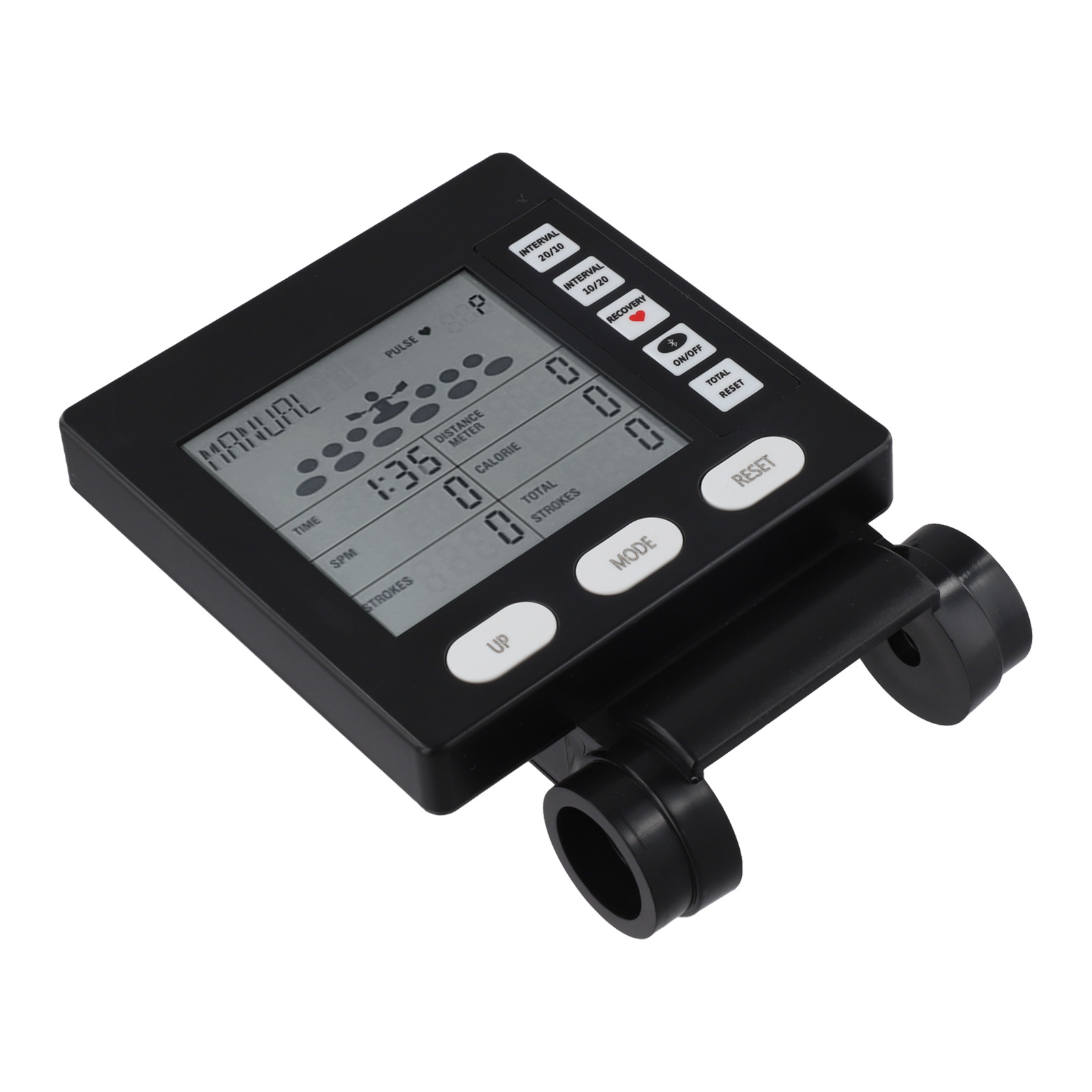 Fitness Training Rowing Machine Counter LCD Display Counter Exercise Monitor Calorie Tracking Features Fitness Equipment Monitor