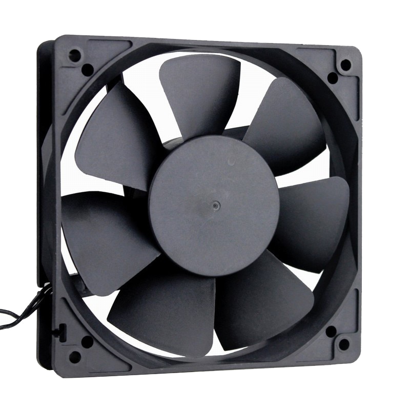 1 stuks 60mm 80mm 90m 120mm ac 110v 220v 240v 3 inch dubbele bal plastic universele koeler pc cpu ventilatoren luchtstroom voor computers