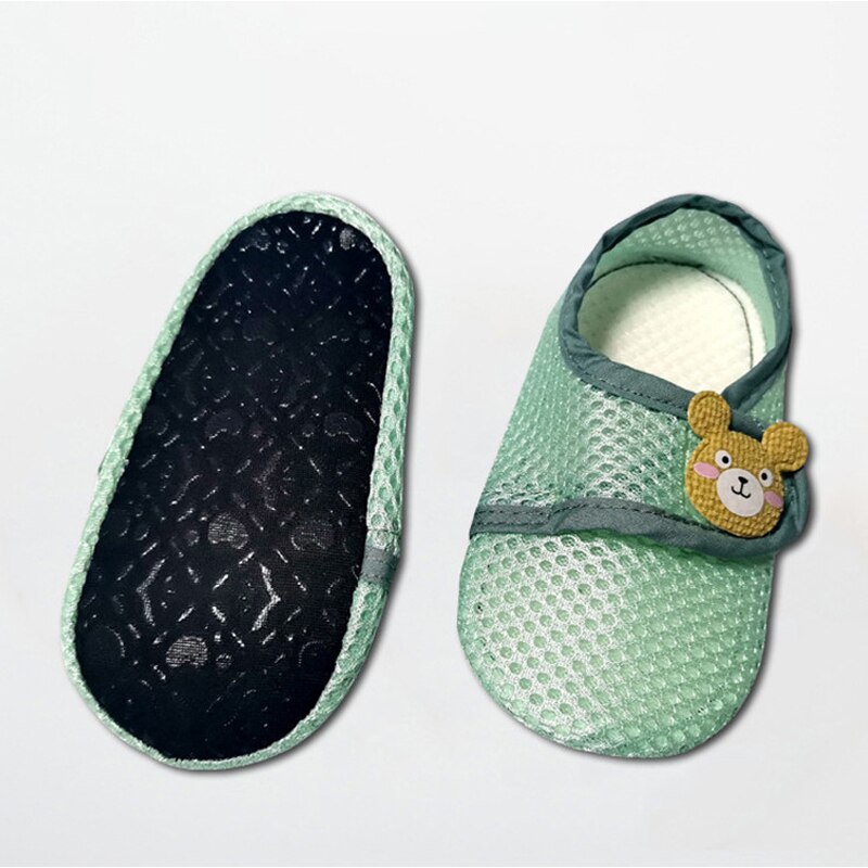 Newborn Baby Girl Boy Mesh Breathable Shoes Socks Infant Soft Sole Comfortable Cotton Cartoon Anti-slip Shoe Toddler Floor Sock