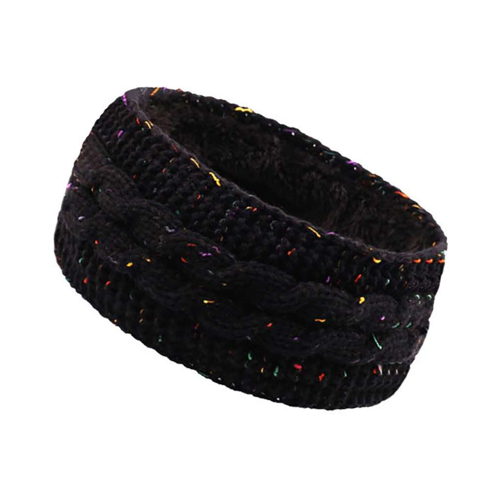 Szeroki robienie na drutach wełniany pałąk zimowe ciepłe ucho kobiety zagęścić turban akcesoria robić włosów dziewczyna zespół Headwraps cieplej: B1