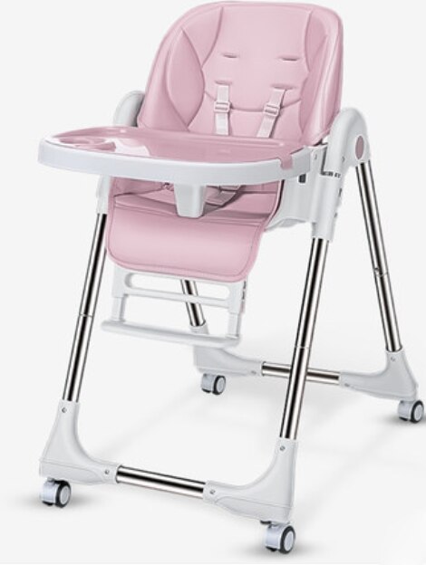 Portable baby seat baby dinner table multifunction adjustable children folding chairs for: Red