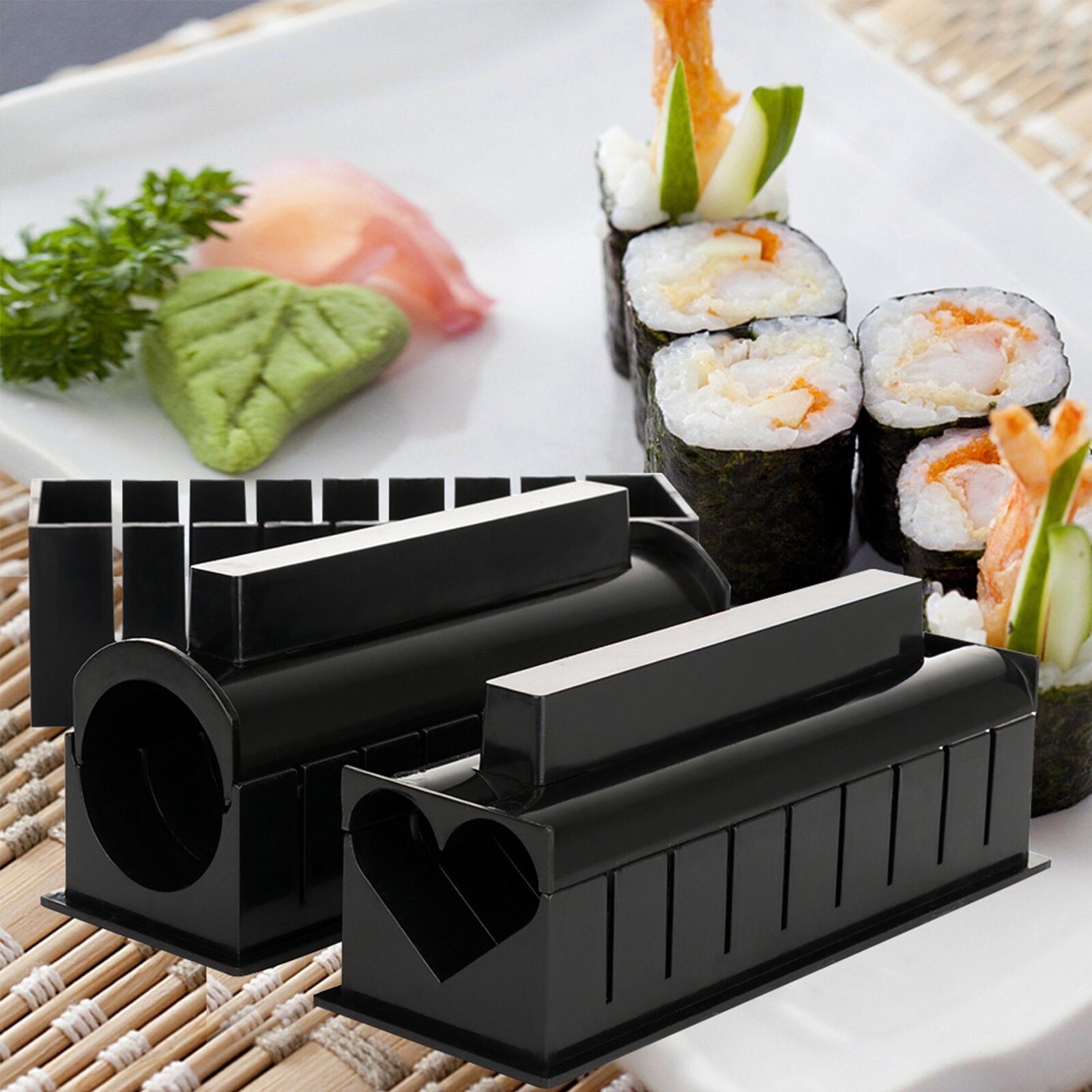 DIY sushi kit voor het maken van onigiri met driehoekige rijstballen | bol DIY sushi kit voor het maken van onigiri met driehoekige rijstballen | bol