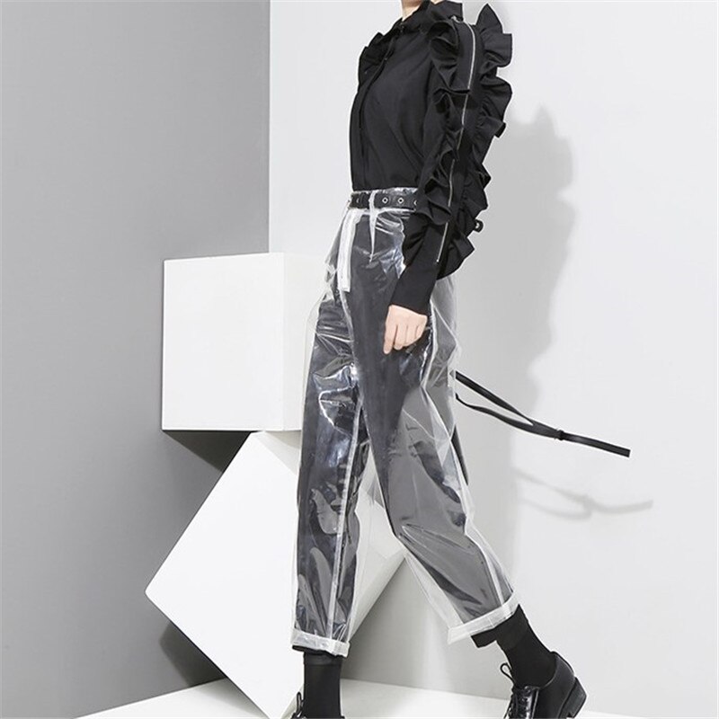 Neploe solide volants femmes chemises coréen nouvelle rue BF à manches longues Blouse décontracté col rabattu Blusas 66983