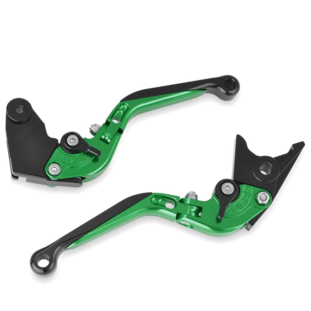 For Aprilia TUONO V4 1100RR Factory Motorbike Handbrake Motorcycle Accessories Folding Extendable Brake Clutch Levers: Green
