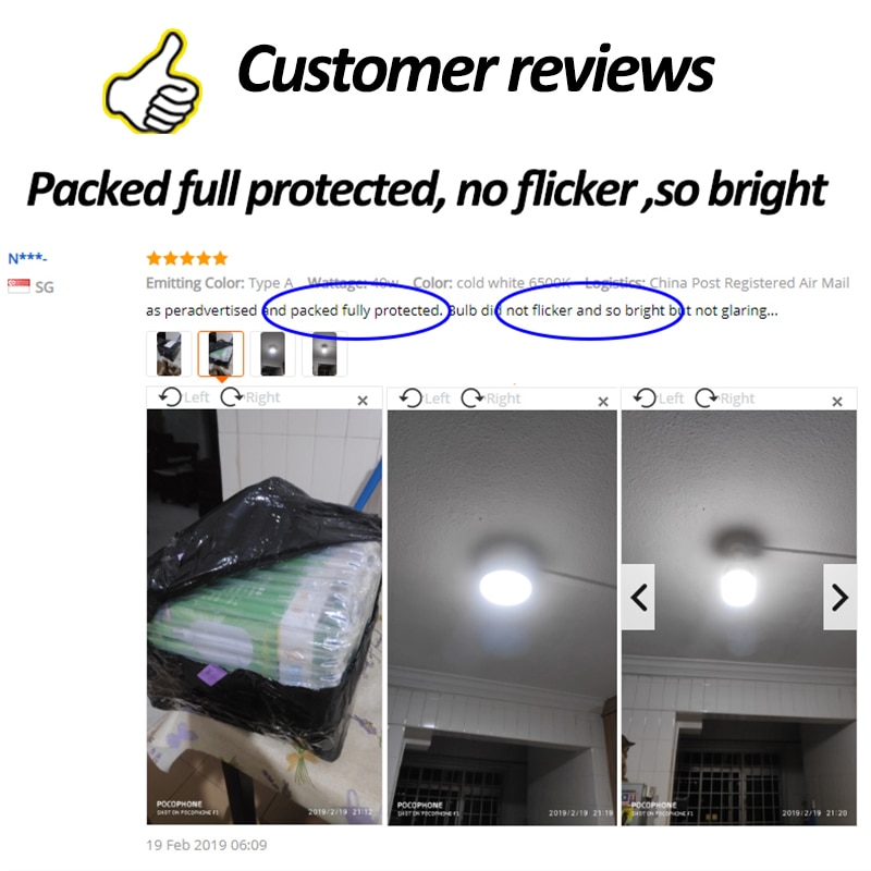 220V LED bulb E27 UFO Lamp Lampada Led Lights for Home Ampoule Led E27 Table Lamp Pendant lights for Ceiling Super Bright