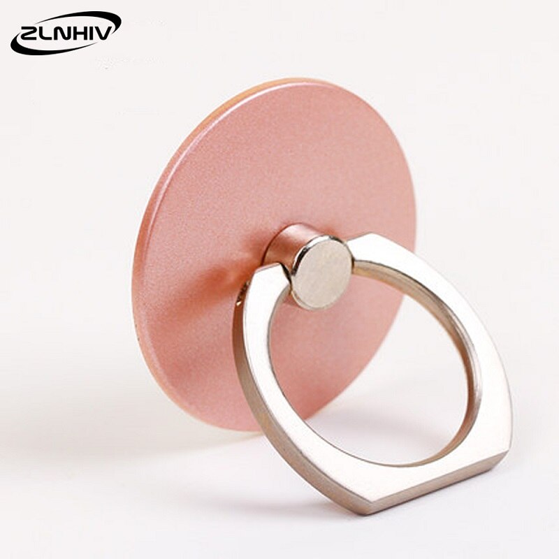 ZLNHIV mini ring handy unterstützung zubehör halter stehen für handys zelle montieren finger telefon grip runde handy: Rosa