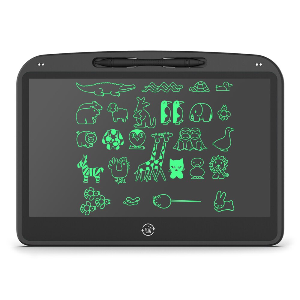 LCD Writing Tablet - 8.5/13.5 Inch - Digital Drawing Board - Erasable Memo Pad: 13.5 inch black