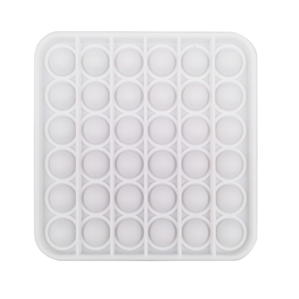Pop it Push Bubble Fidget giocattoli sensoriali giocattoli Antistress Puzzle da tavolo spremere giocattoli divertenti Silicone Push Pop giocattoli per bambini adulti: 8