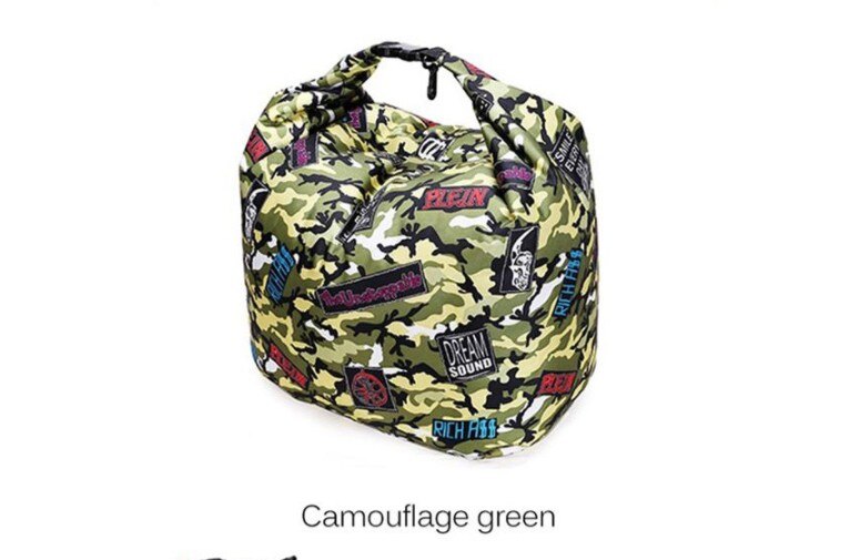 Eine größe Klapp Angeln Kasten Wasser Fisch Tasche angehen Lagerung Camping Getriebe: Grün