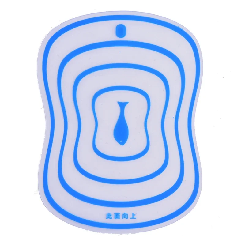 Flexibles transparentes Schneidebrett für sterben Küche, PP-Klassifizierung, Schneidebrett für Gemüse und Fleisch, Küchenzubehör: 300x200x15mm / Blau