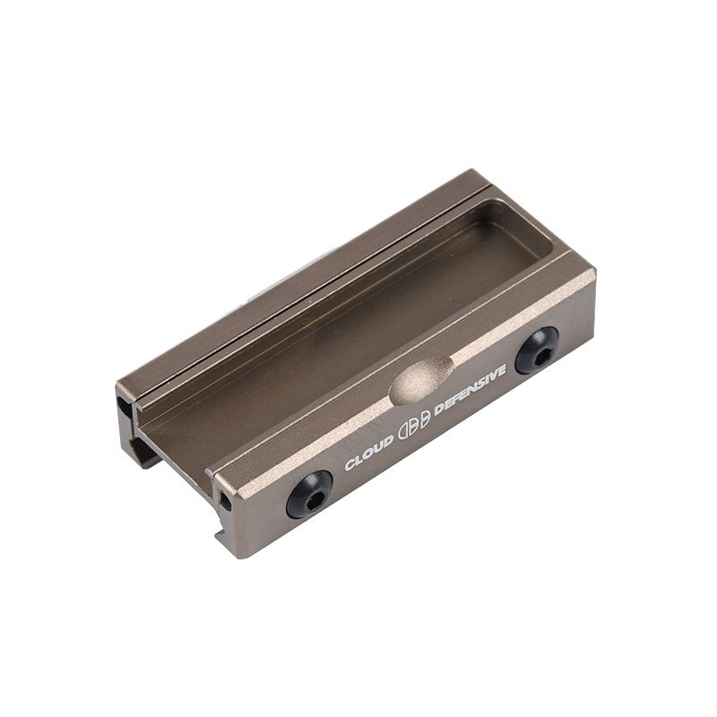Surefire-linterna de luz exploradora M600 M300, cinta remota, interruptor de almohadilla de presión, Mlok Keymod, accesorios de placas de montaje en riel de 20mm: Transparente