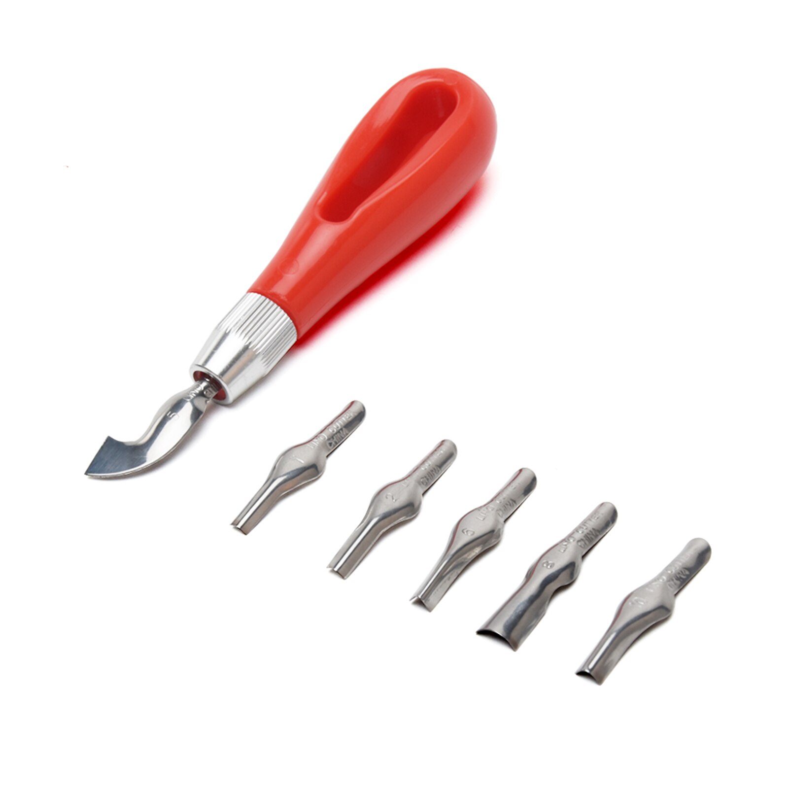 Linoleum Cutter Graveren Abs Diy Beginner Art Supplies Ergonomische Praktische Beroep Carving Tool Multifunctionele School