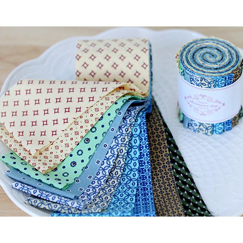 Dailylike Katoen Stof Jelly Roll Strips Jelly Roll Stof Strip Quilten Stof Jelly Roll Patchwork Doek Stof 10Pcs/roll: DGJ-7
