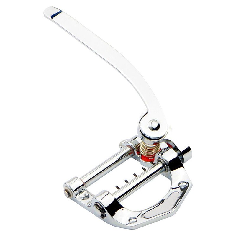 1 st gitarr vibrato bakstycke tremolo flat top body tremolo enhet vibrato bridge silver &amp; 1 st tune-o-matic elektrisk rullsadel