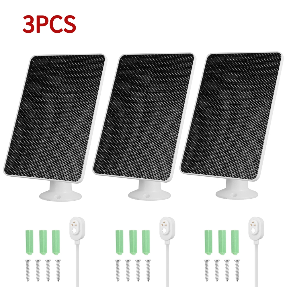 10W Solar Panel with Charging Cable Monocrystalline Solar Panel Charger IP65 Waterproof for Arlo Ultra/Ultra 2/Pro 3/Pro 4/Pro 3: Green Camouflage