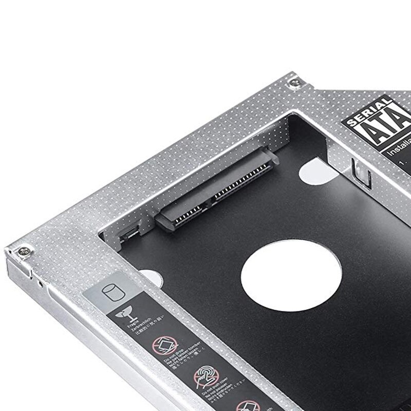 2nd HDD SSD Festplatte Caddy Tray Ersatz für Lenovo Thinkpad T420 T430 T510 T520 T530 W510 W520 W530, interne Laptop CD/