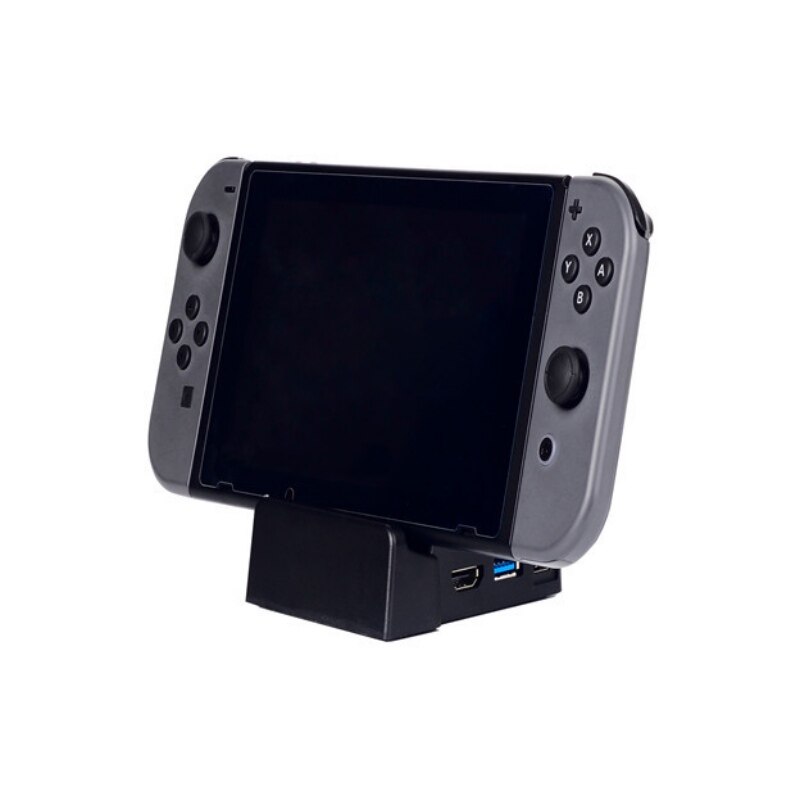 Portable Replacement Dock Case for Nintend Switch Dock Cooling Base DIY Modified Portable Mini Video Game Console Charging Dock