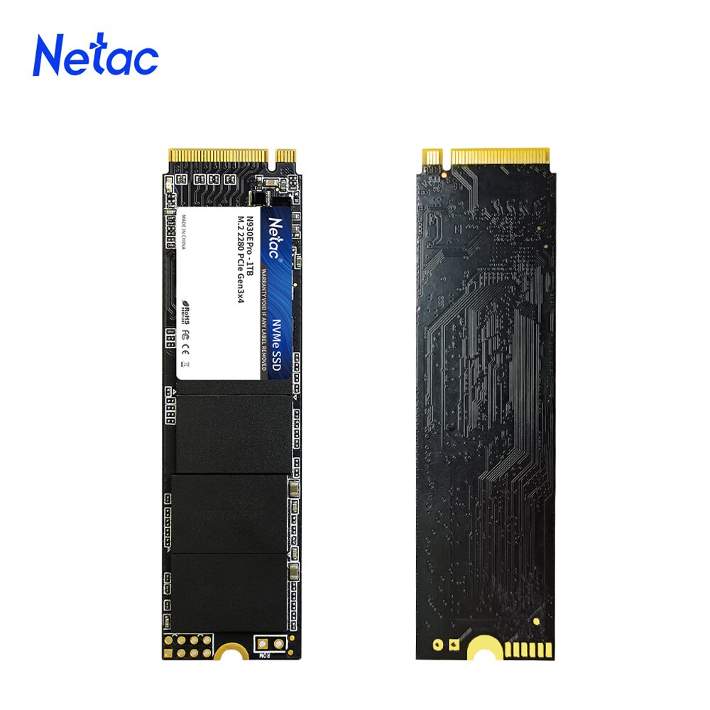 Netac SSD nmve M2 128GB 256GB 512GB 1TB SSD Drive M.2 2280 PCIe Internal Solid State Hard Disk for laptop